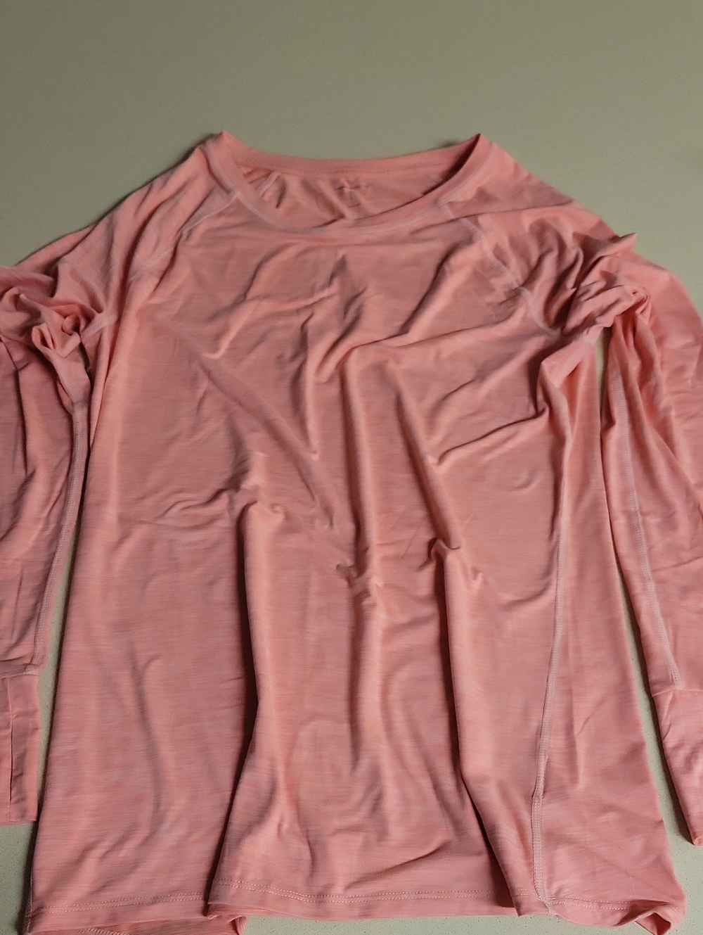 Amazon Essentials Lightweight Long Sleeve Top in Soft Pink